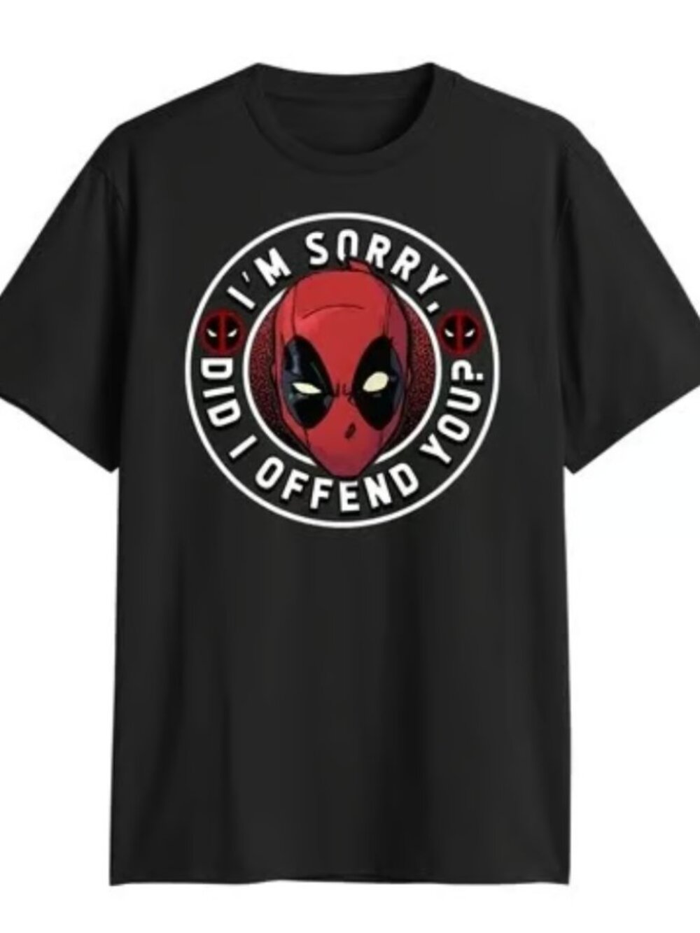 Deadpool, Men's & Big Men's Sorry Not Sorry Graphic Tee Shirt, Sizes L - 2XL